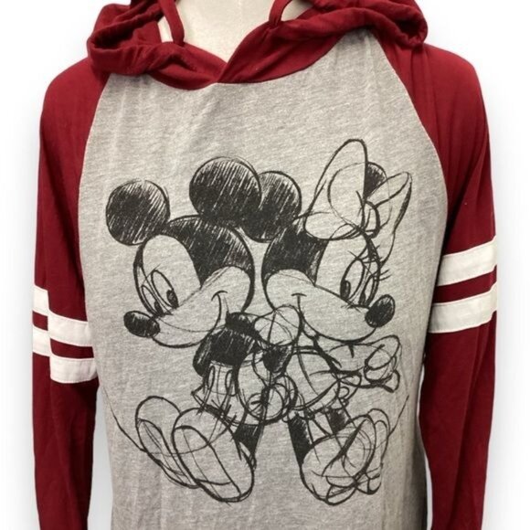 Disney Women’s Long Sleeve Character Graphic ColorBlock Hoodie, size 1X - Picture 5 of 10